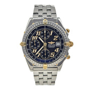 Breitling Chronomat Stainless Steel & Gold Black 39mm Automatic Men’s Watch