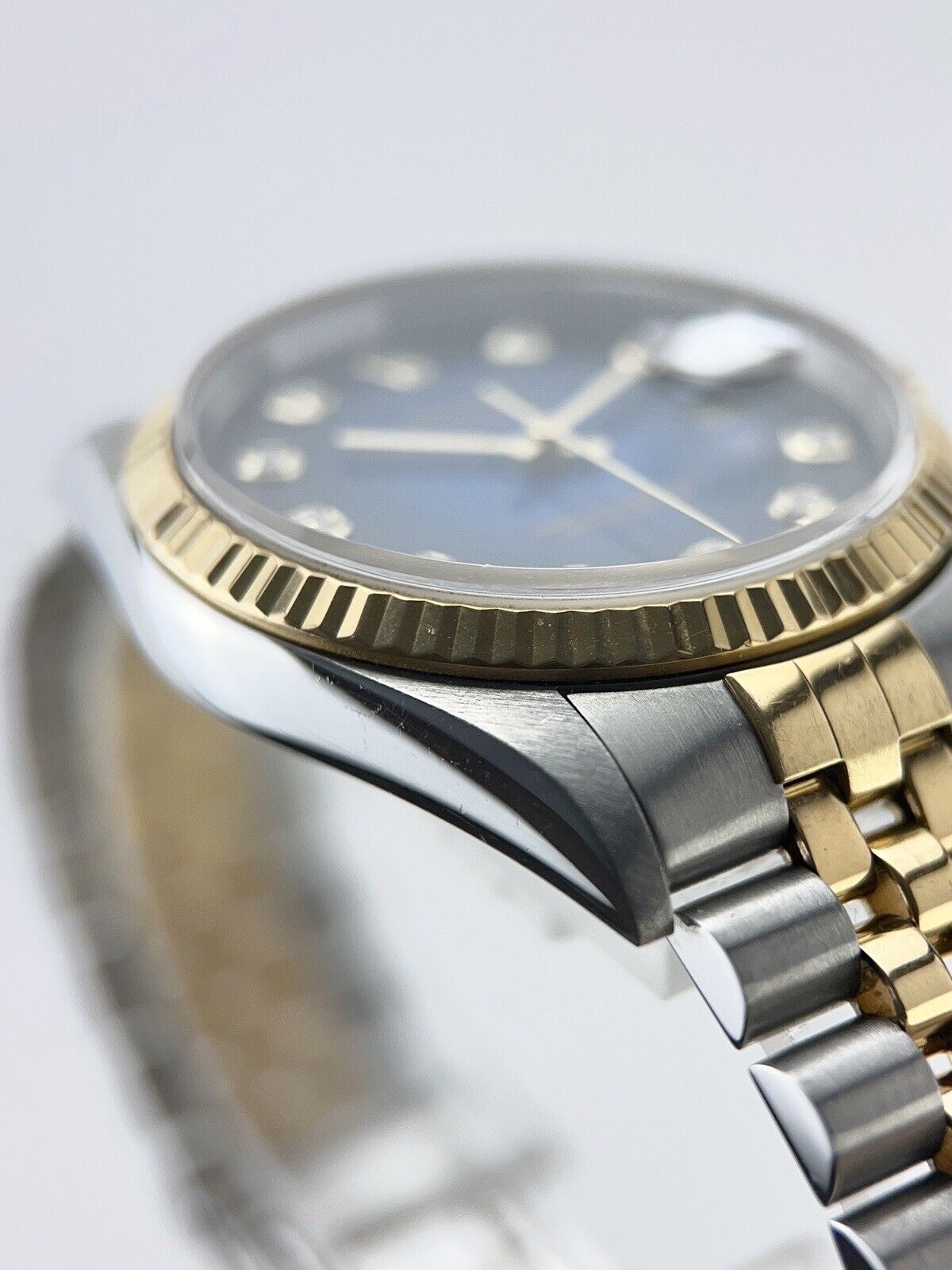Rolex Datejust Steel & Gold Blue 36mm Automatic Men’s Watch 16233