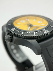 Breitling Superocean 46mm Yellow Dial Automatic Black Stainless Steel M17368