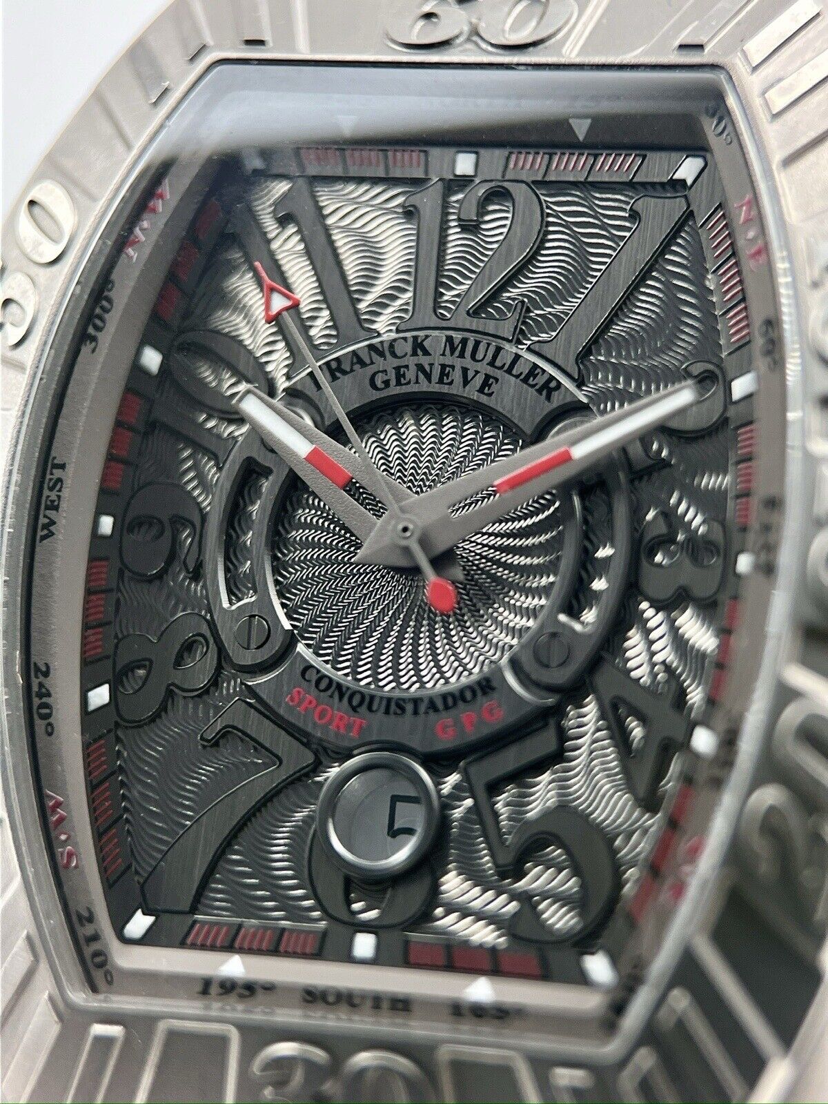 Franck Muller Conquistador 45mm Automatic Titanium Black Dial - Box And Papers