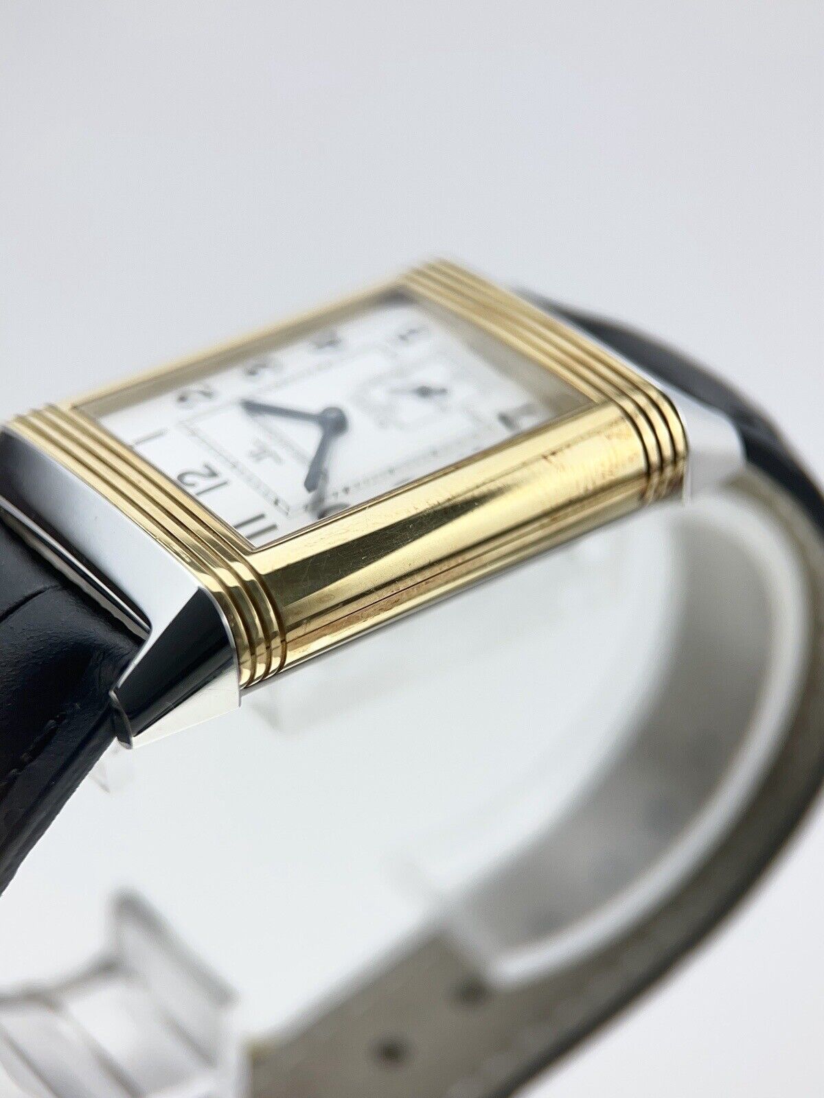 Jaeger LeCoultre Reverso Grande Taille Gold And Steel Manual Wind Men’s Watch