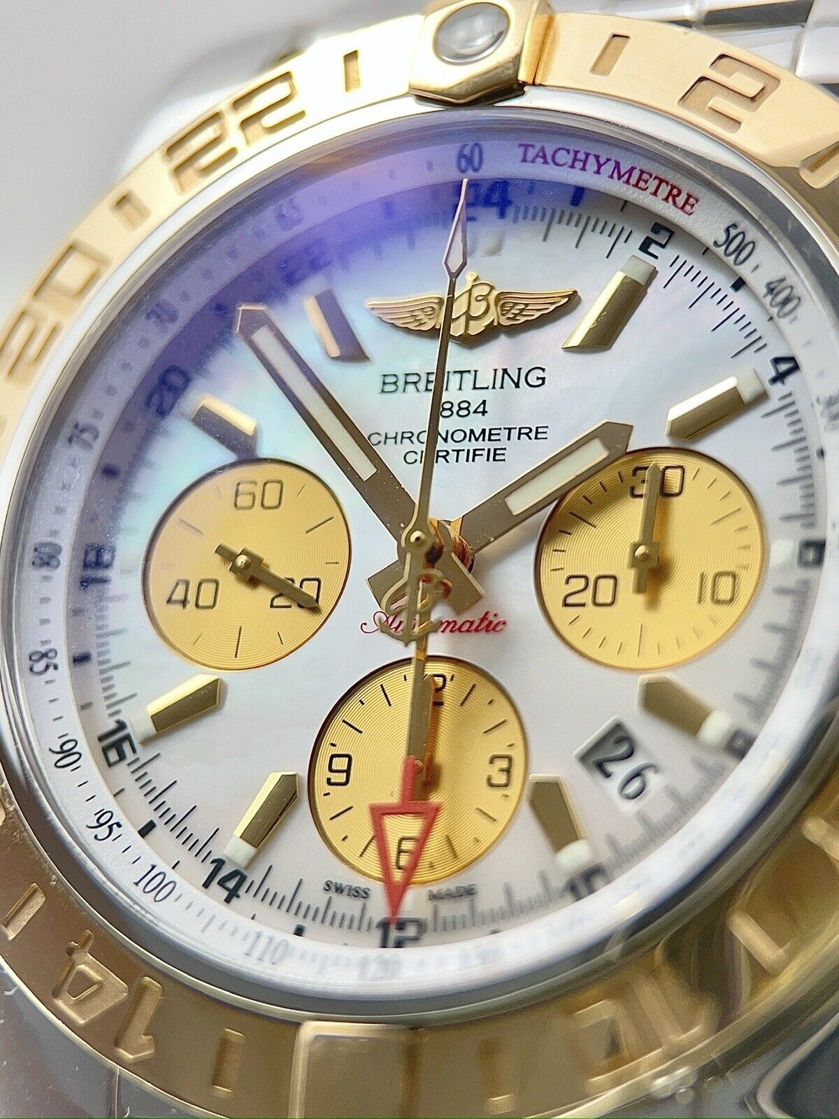 Breitling Chronomat 44 Gold & Steel 44mm Automatic Men’s Watch CB0420