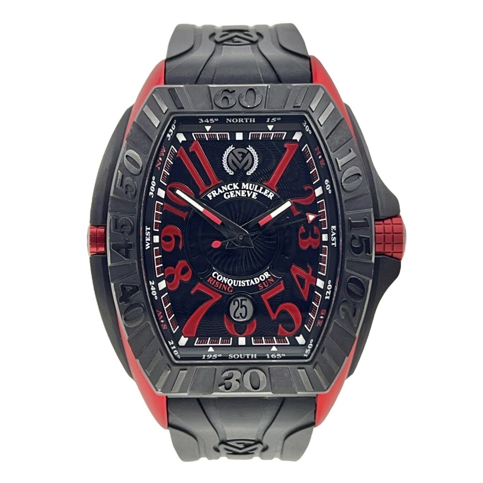 Franck Muller Conquistador Automatic Watch 45mm Black Dial 8900CGPJRS Titanium