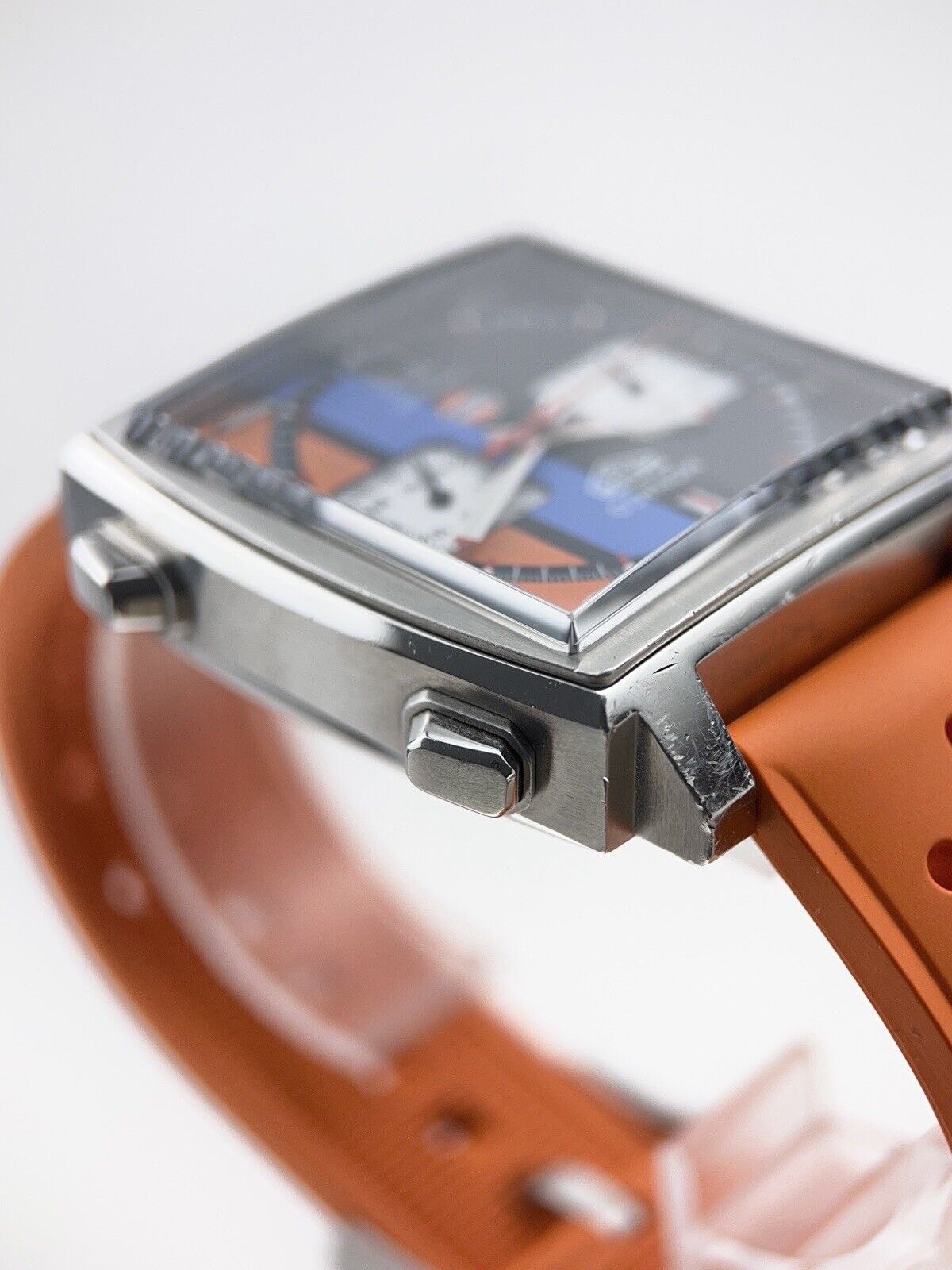 Tag Heuer Monaco Gulf Stainless Steel 38mm Automatic Men’s Watch CAW211R