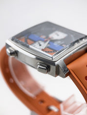 Tag Heuer Monaco Gulf Stainless Steel 38mm Automatic Men’s Watch CAW211R