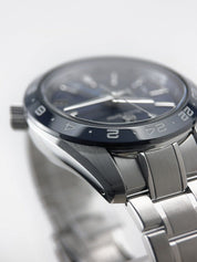 Grand Seiko Sport Blue Men's Watch SBGE255G Spring Drive 40mm Blue Dial - B&P