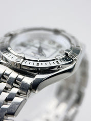 Breitling A71356 Cockpit Lady 32mm Quartz Watch Mother-of-pearl Diamond Dial