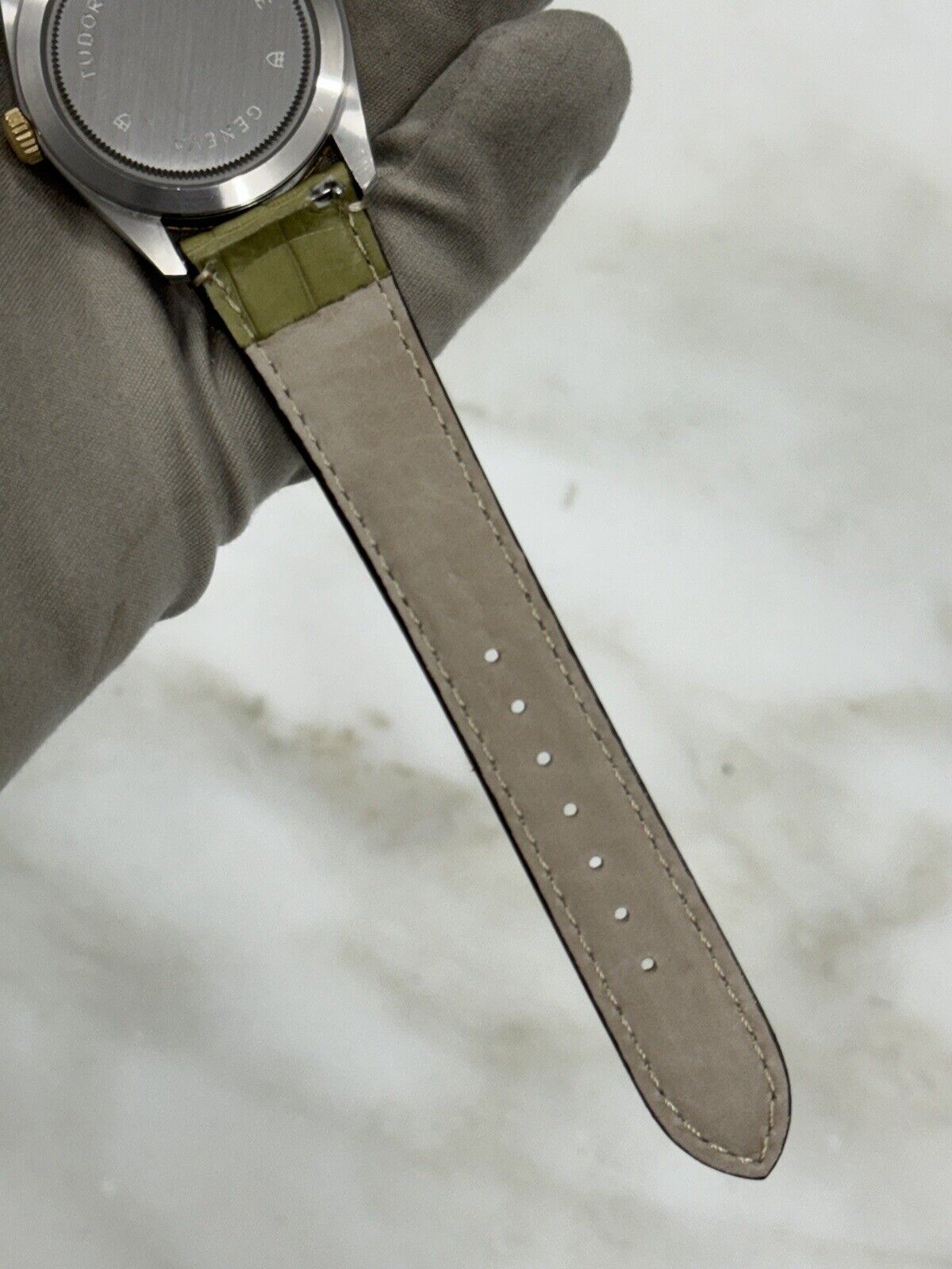 Tudor Prince Date-Day 76213 Automatic Factory Diamond Dial -  Box/Papers