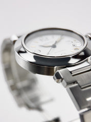 Cartier Pasha Stainless Steel White 35mm Stainless Steel Automatic Watch 2324
