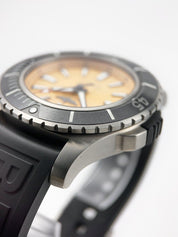 Breitling Superocean Yellow Men's 48mm Automatic Watch Titanium - Box And Papers