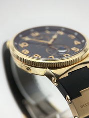 Ulysse Nardin Marine Chronometer 18k Rose Gold Black 41mm Automatic Men’s Watch