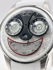 Behrens Chaykin Joker Automatic 42mm Watch BHR028T White Dial - Box And Papers