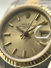 Rolex Lady Datejust Automatic 26mm Champagne Dial 18k YG/SS 6917 - Box & Paper
