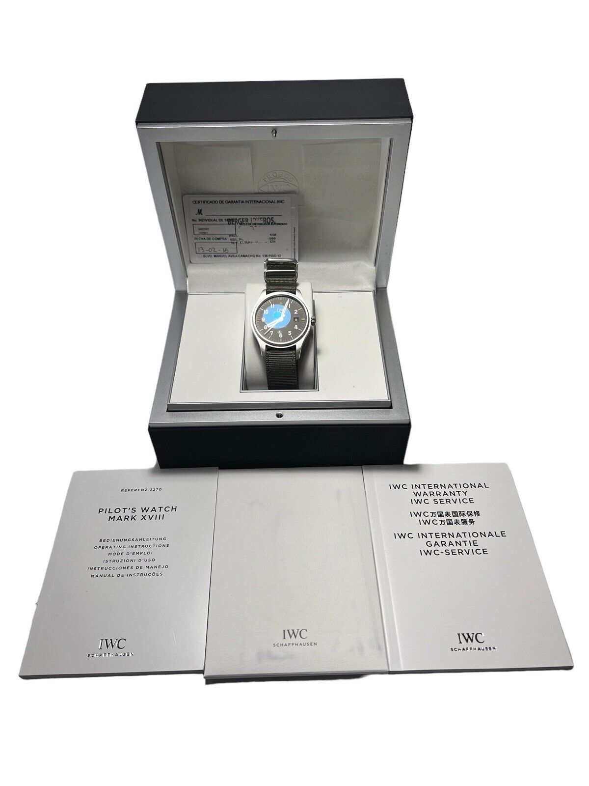IWC Pilot Mark XVIII Steel Black 40mm Automatic Men’s Watch IW327007 - B/P