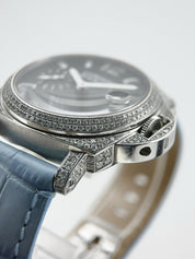 Panerai Luminor Marina Steel 40mm Automatic Men’s Watch PAM00048 AM Diamonds