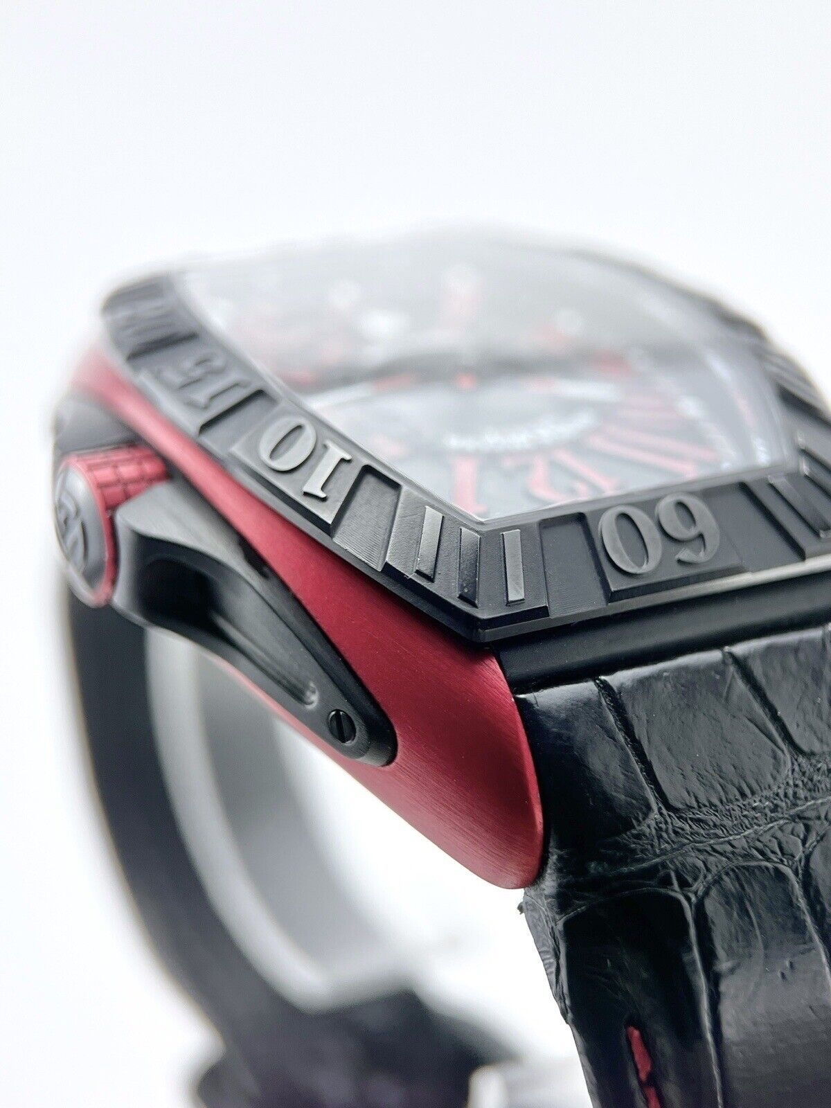 Franck Muller Conquistador Automatic 40x57mm Black Dial 8900SCDT Red & Black