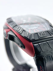 Franck Muller Conquistador Automatic 40x57mm Black Dial 8900SCDT Red & Black