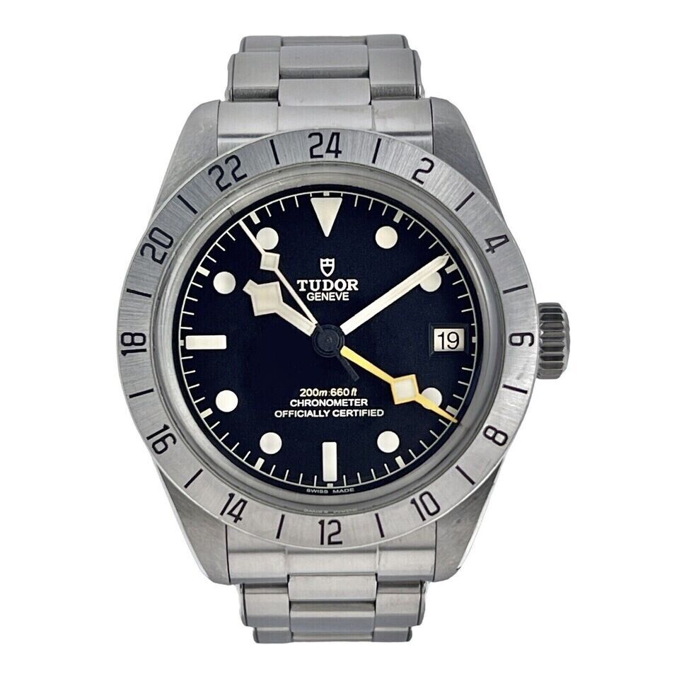 2022 TUDOR Black Bay Pro Stainless Men's Black Dial Watch 79470 - B/P