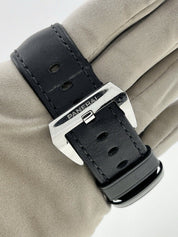 Panerai Base Logo Stainless Steel Black 44mm Automatic Men’s Watch PAM00000