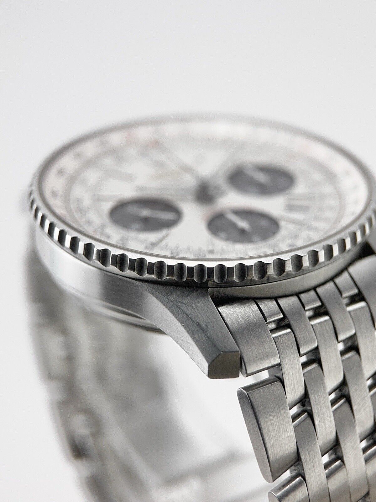 Breitling Navitimer Stainless Steel White Dial 42mm Automatic Mens Watch A23322