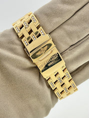 Breitling Cockpit 18k Yellow Gold 41mm Automatic Men’s Watch Factory Diamonds