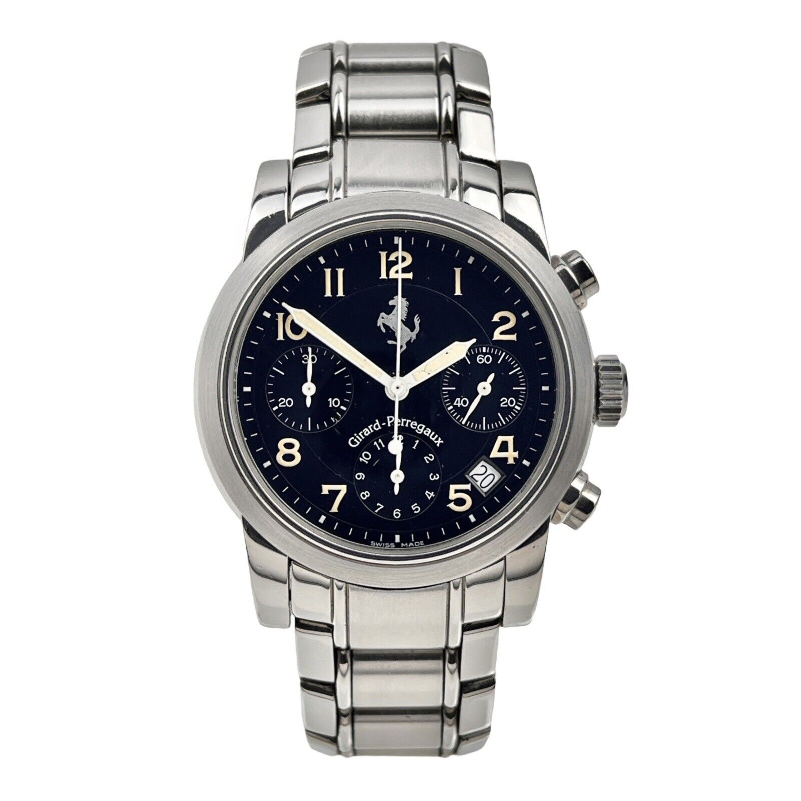 Girard Perregaux Ferrari Automatic 38mm Black Dial 8020 Stainless Men’s Watch