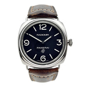Panerai Radiomir Base 3 Days 45MM Black Dial Strap Men's Watch Ref - PAM00753