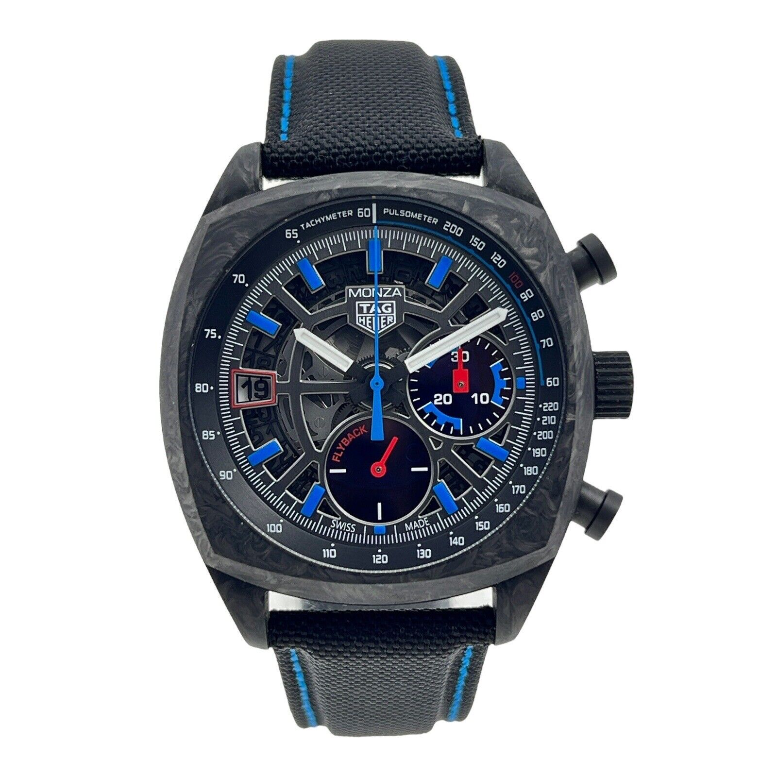 NEW Tag Heuer Monza Carbon Flyback CR5090-1 Automatic 42mm - Box And Papers