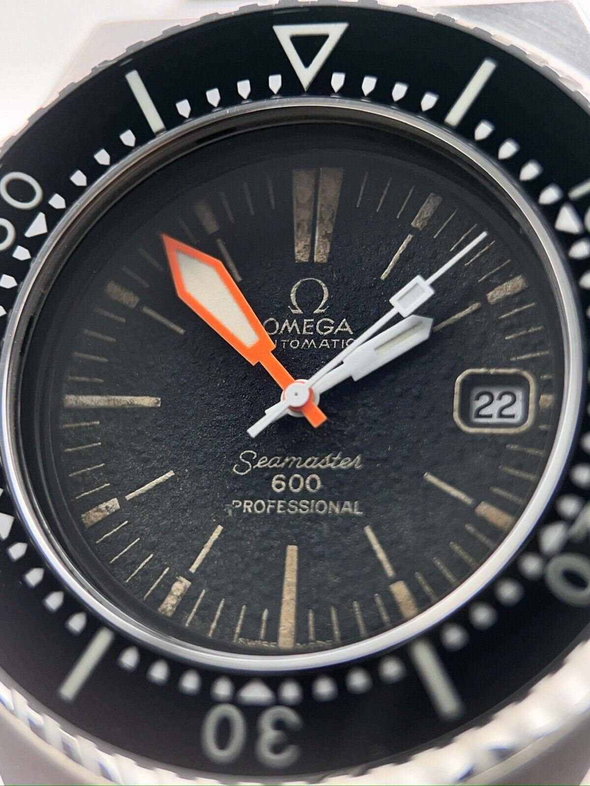 Omega Seamaster Ploprof 600m Automatic 45x55mm Black Dial 166.0077 W/papers