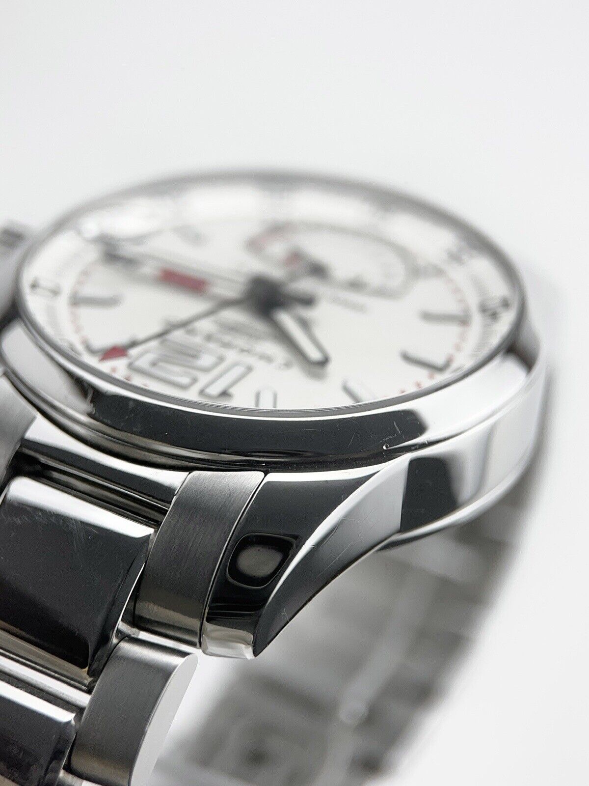 Mens Chopard Mille Miglia Gran Turismo XL Steel White Dial 44MM Watch Ref 8997