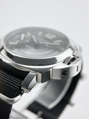 Panerai Luminor Base Logo 44mm Steel Mens Watch PAM01005 Manual Wind