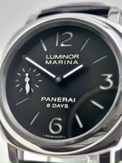 Panerai Luminor Marina 8 Days PAM00510 Manual Wind 44mm Black Dial Watch