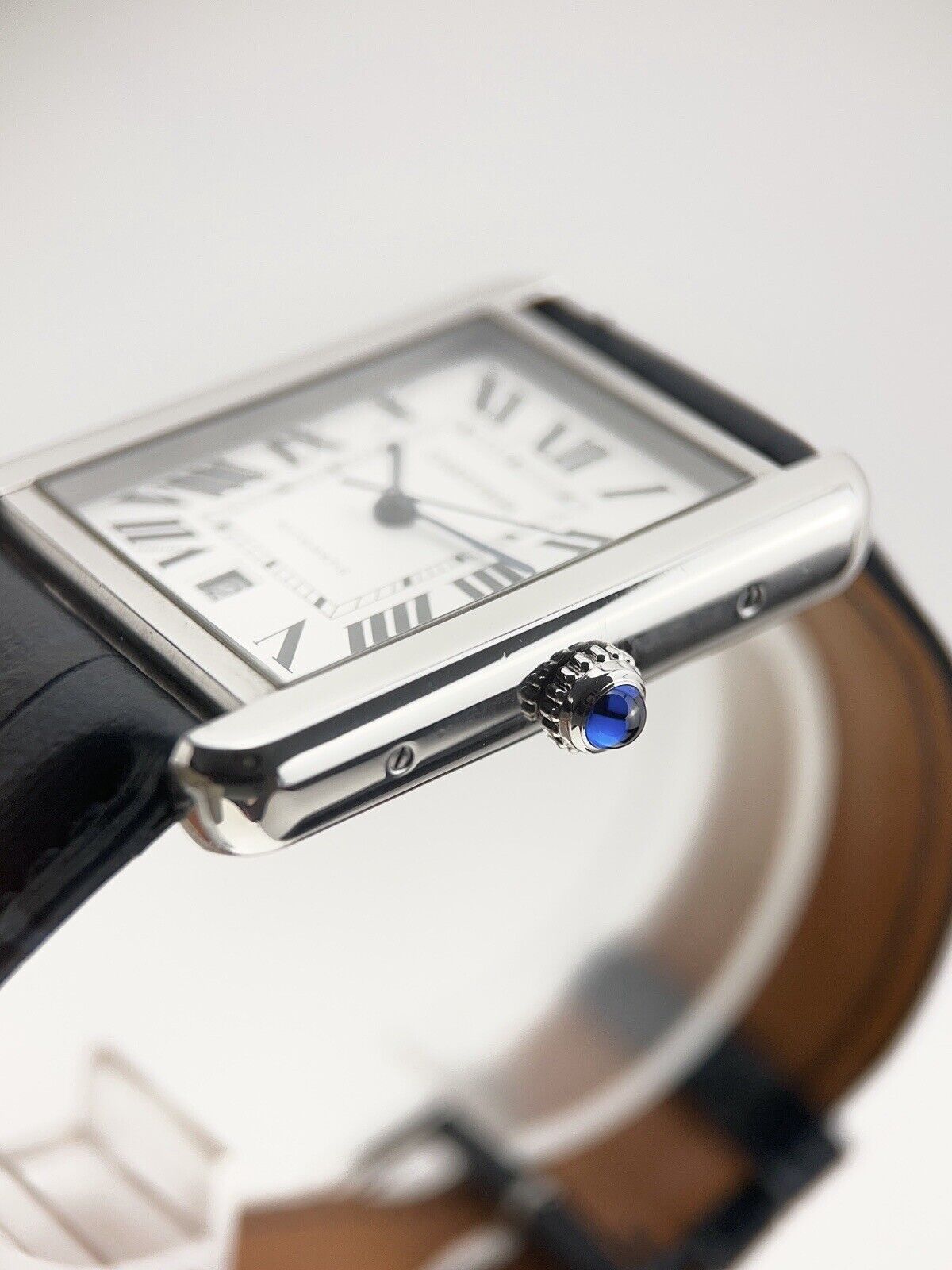 Cartier Tank Solo Stainless Steel White Dial Automatic Men’s Watch 3800
