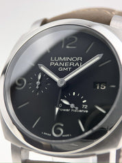 Panerai Luminor GMT Power Reserve Stainless Steel Black 44mm Automatic Men’s