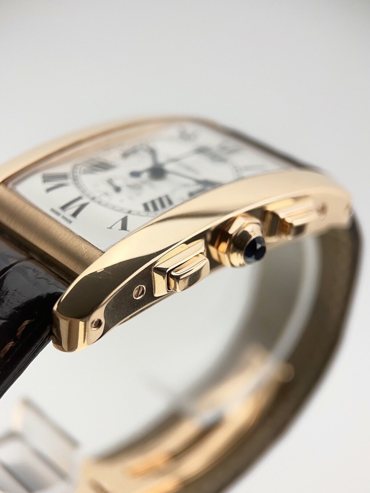 Cartier Tank Americaine 18k Rose Gold 31x52mm Automatic Men’s Watch W2610751