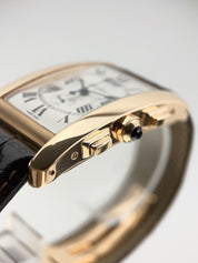 Cartier Tank Americaine 18k Rose Gold 31x52mm Automatic Men’s Watch W2610751