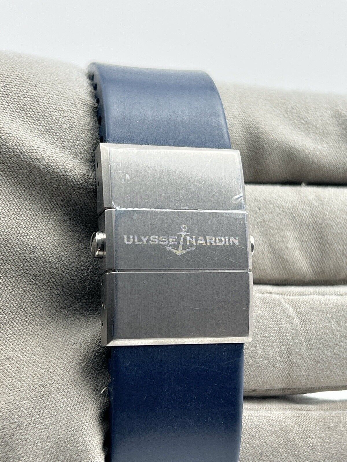 2011 Ulysse Nardin Marine Chronometer Automatic Watch 41mm Blue Dial 263-66
