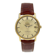 Omega Constellation Pie Pan 18k Solid Gold Watch 168.010/11 Automatic 34mm