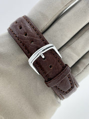 Jaeger LeCoultre Reverso Grande Taille Stainless Steel White 26x42mm Manual Wind