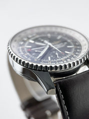 2019 Breitling Navitimer World Men's Black Dial Watch A24322 - Box And Papers