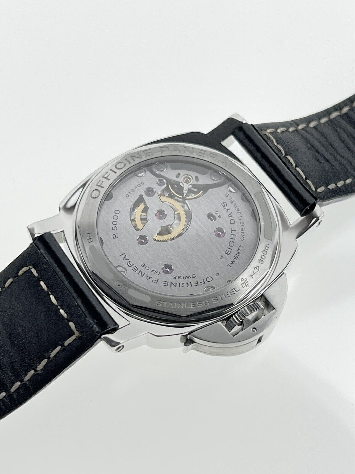 Panerai Luminor Marina 8 Days PAM00510 Manual Wind 44mm Black Dial Watch