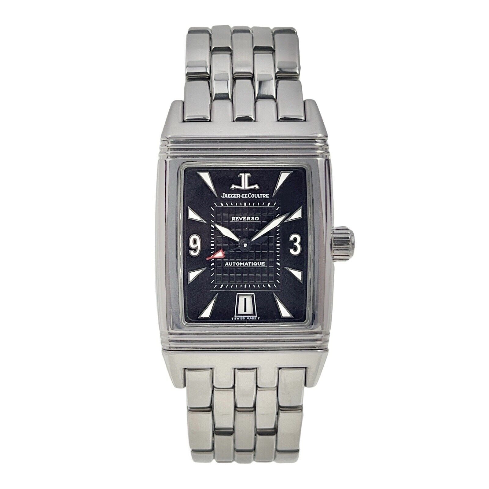 Jaeger LeCoultre Reverso Grand Sport Stainless Steel Watch Automatic 290.8.60