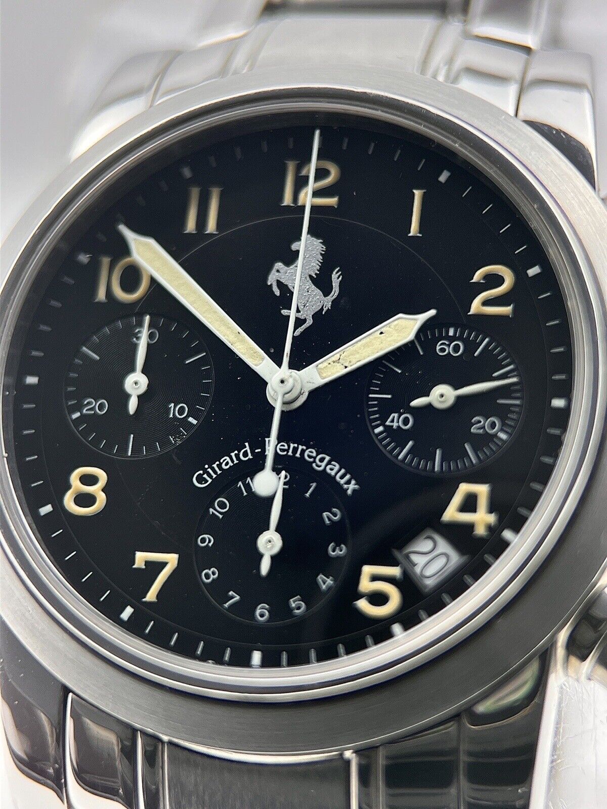 Girard Perregaux Ferrari Automatic 38mm Black Dial 8020 Stainless Men’s Watch