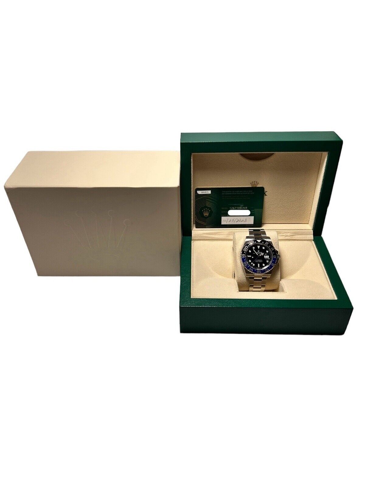 Rolex GMT-Master II Stainless Steel Black 40mm Automatic Men’s Watch 126710BLNR