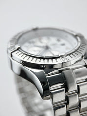 2006 Breitling Super Avenger Automatic 48mm Silver Dial A13370 Box & Papers