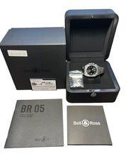 Bell＆Ross Black Steel BR05 Date black Dial Automatic Men's Watch 40mm B&P