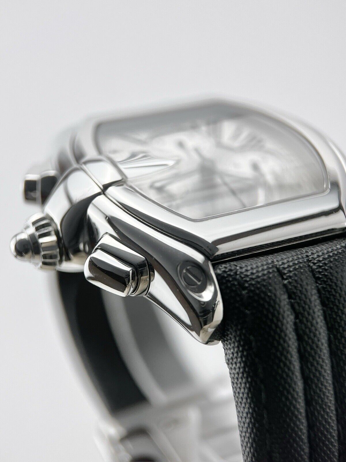 Cartier Roadster Chronograph Automatic 43mm Silver Dial 2618 Mens Watch