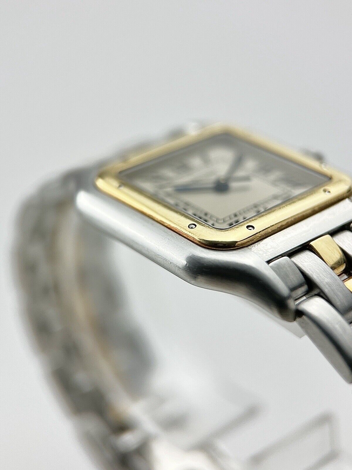 Cartier Panthere Single Row 27mm Quartz Movement Watch 187949 White Dial