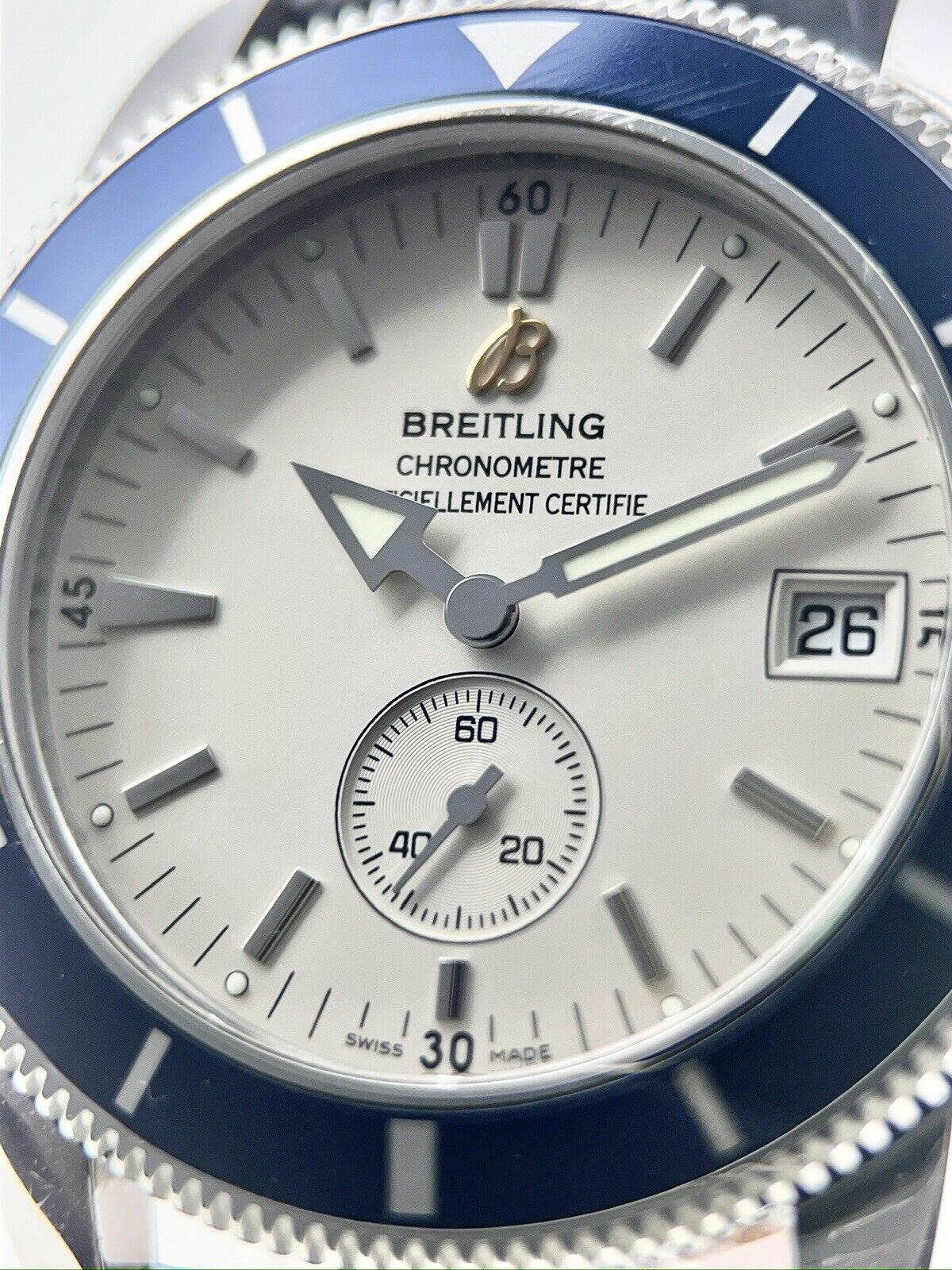 Breitling Superocean Heritage Stainless Steel 38mm Automatic Men’s Watch A37320