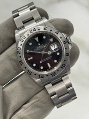 Rolex Explorer II Stainless Steel 16570 Black Dial Watch